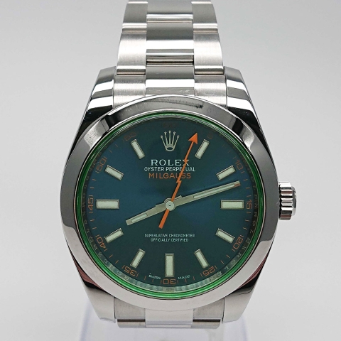 ROLEX MILGAUSS ミルガウス ブルー メンズ