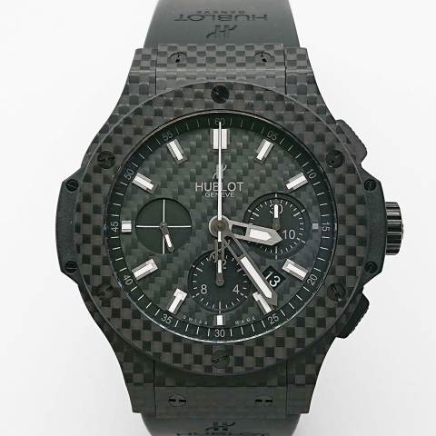HUBLOT ビッグバン　カーボン ブラック メンズ