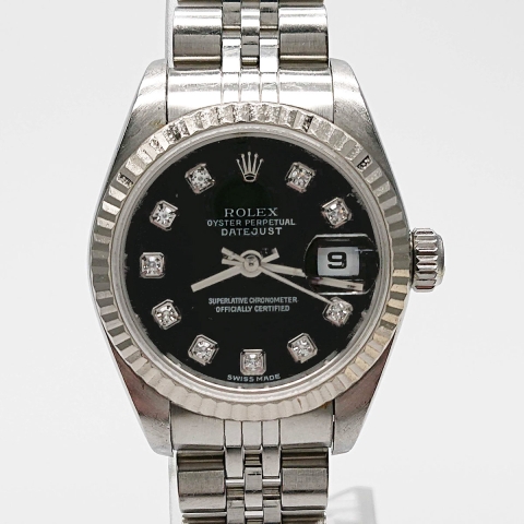 ROLEX DATEJUST　デイトジャスト ブラック レディース