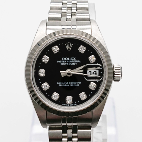 ROLEX DATEJUST　デイトジャスト ブラック レディース