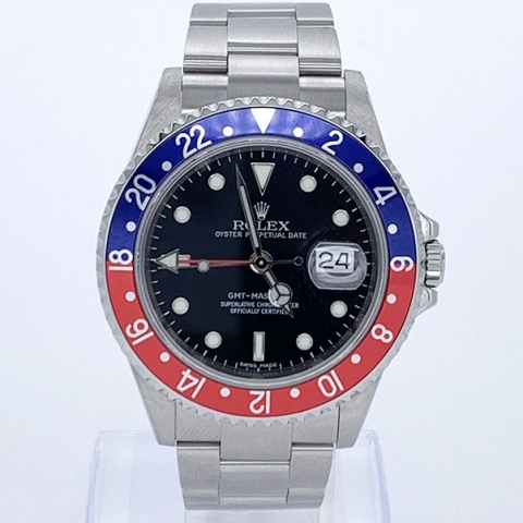 ROLEX GMT-MASTER　GMTマスター 青ｘ赤　ペプシ
