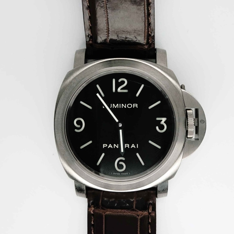 PANERAI ルミノール ベース チタニオ ブラック メンズ