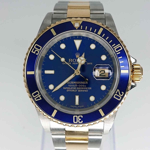 ROLEX SUBMARINER  DATE　サブマリーナー　デイト ブルー メンズ