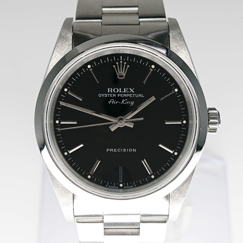 ROLEX AIR-KING　エアキング ブラック メンズ