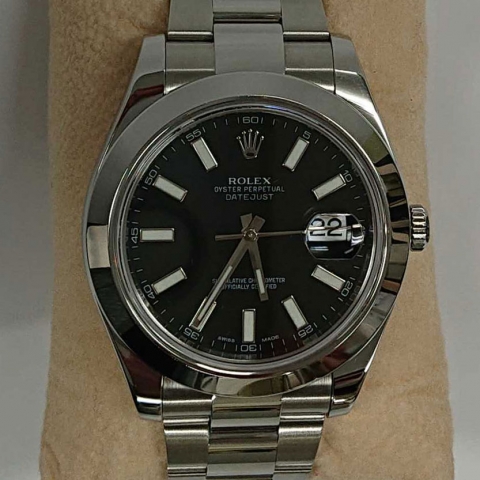 ROLEX DATEJUSTII　デイトジャスト2 ブラック メンズ