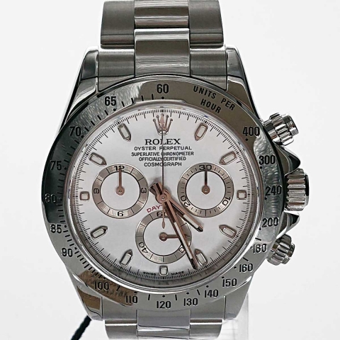 ROLEX COSMOGRAPH DAYTONA コスモグラフ デイトナ ホワイト メンズ