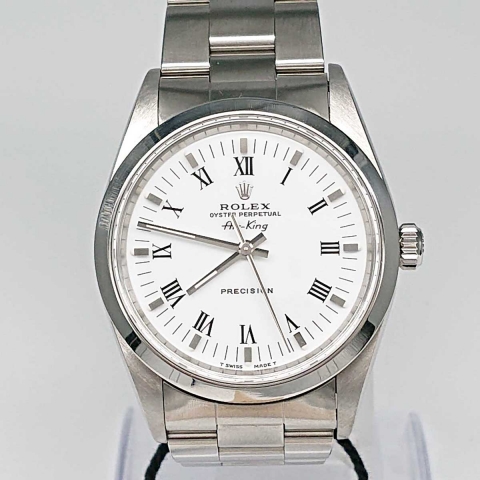 ROLEX AIR-KING　エアキング ホワイト メンズ