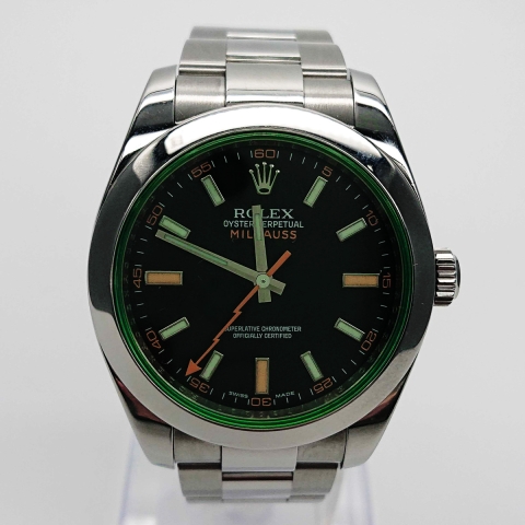 ROLEX MILGAUSS ミルガウス ブラック メンズ