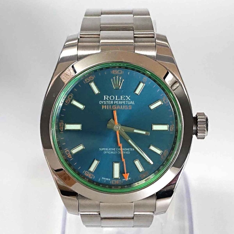 ROLEX MILGAUSS ミルガウス ブルー メンズ